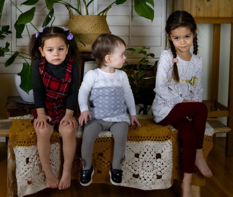 Debra's grandkids - Emilia, Isla and Audrey. Photo by Jager Arts Creative Services.